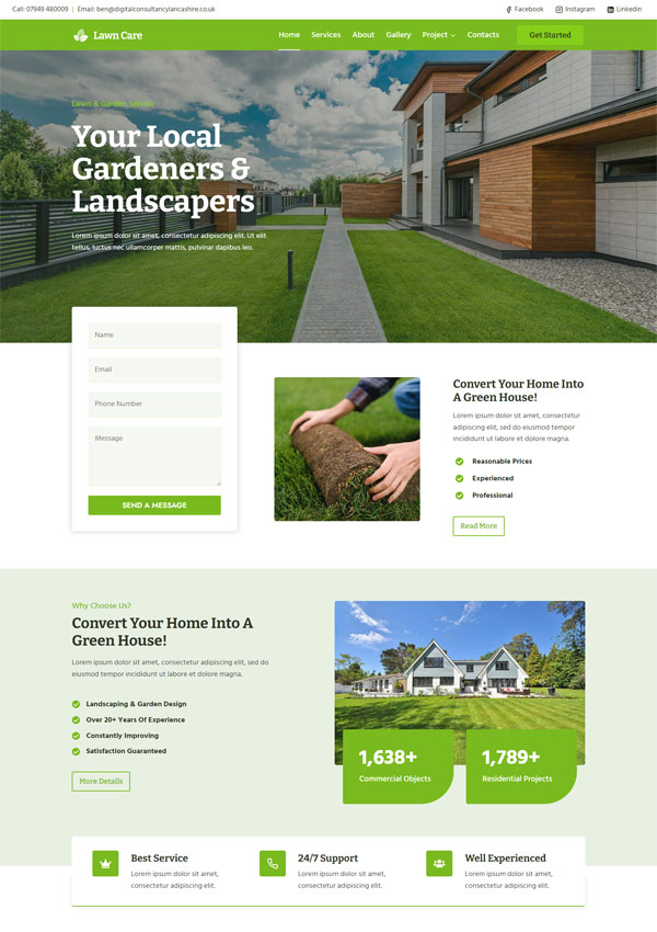 Gardener Web Design