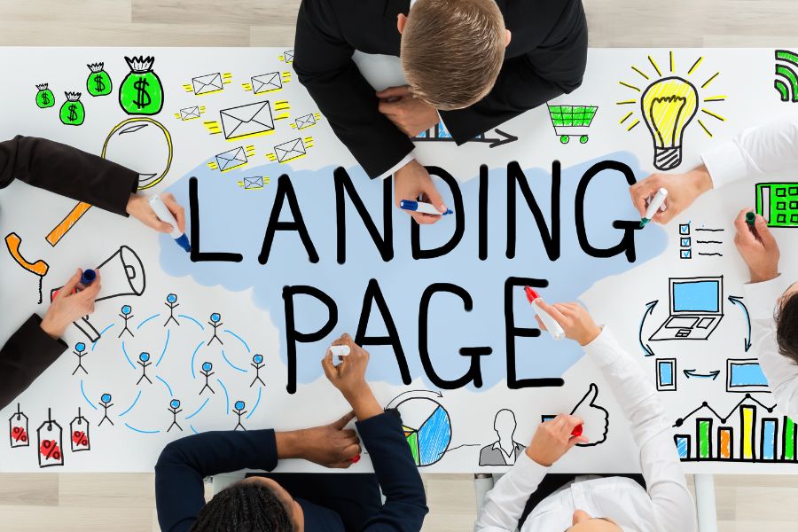 creattive landing pages